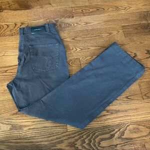 Olsen women’s grey cotton straight legged pants in‎ size 5/6